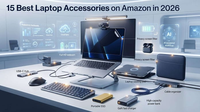 15 Best Laptop Accessories on Amazon in 2026 for Productivity, Travel & Remote Work